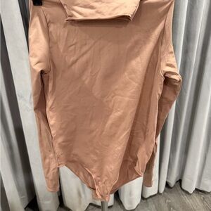 SKIMS Tan Long Sleeve Top
